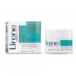 ERIS LIRENE CERA WRAŻLIWA Ultra UV ochronny krem nawilżający SPF 30 na dzień 50ml 