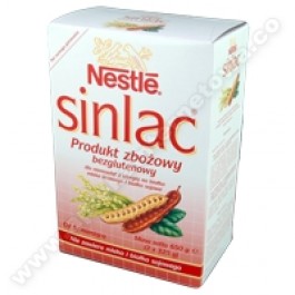 SINLAC Produkt zbożowy bezglutenowy od 5 miesiąca życia 650g.