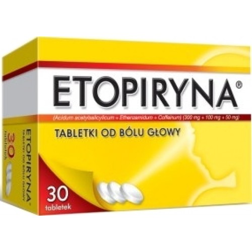 Etopiryna x 30tabl. leki bez recepty seniorzy (65+)