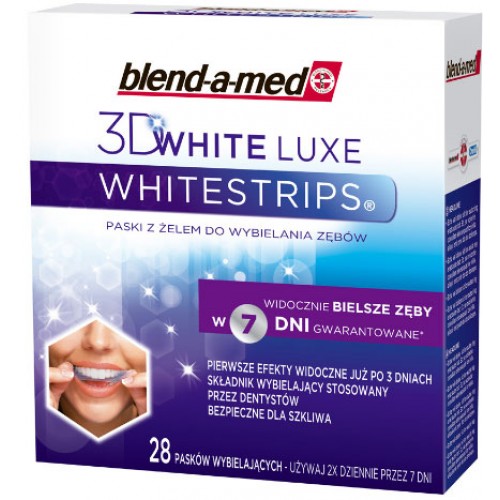Blend A Med Whitestrips 3d White Luxe X 28 Paskow Dorosli
