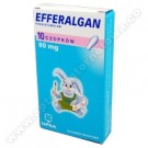 Efferalgan 80mg x 10czop.