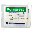 Kompresy gazowe jałowe 5x5 cm 3szt 