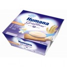 Humana Deserek mleczny kaszka z herbatnikiem 4x100g.