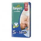 PAMPERS ACTIVE BABY JUMBO PACK JUNIOR X 58 SZT